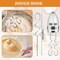 6-Piece Hand Mixer Attachments – Stainless Beaters, Dough Hooks & Whisk